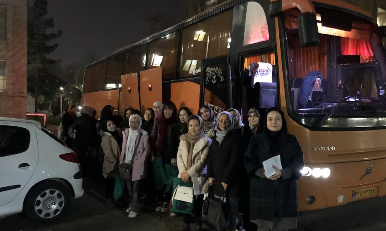 اعزام دانشجویان بین‌الملل دانشگاه تربیت مدرس به سفر سیاحتی زیارتی مشهد مقدس